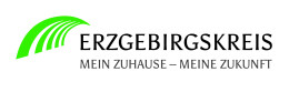 Logo Erzgebirgskreis mit Slogan CMYK